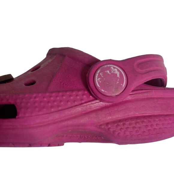 Crocs Kids Clogs Disney Charms Pink Lightweight Size Child 8 - Picture 11 of 11